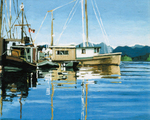 Tofino Vancouver Island British Columbia fishing boats