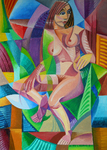 Cubist Cubism Nude