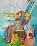 Cubist Cubism Musical Instruments